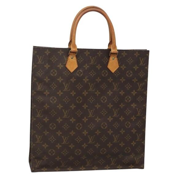 LOUIS VUITTON Monogram Sac Plat Hand Bag M51140 - Picture 1 of 16